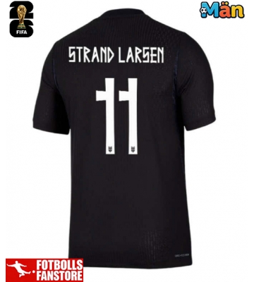Norge Jorgen Strand Larsen #11 Bortatröja VM 2026 Kortärmad